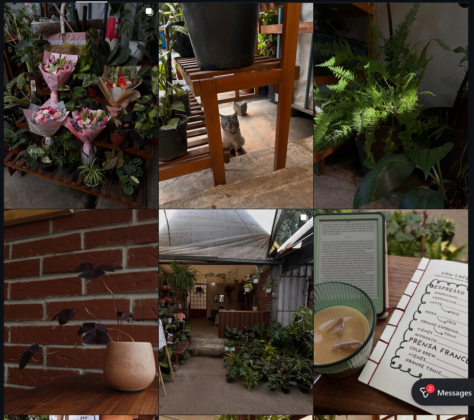 Studio moodboard collage